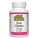 Natural Factors Желязо 25 мг - 90 таблетки