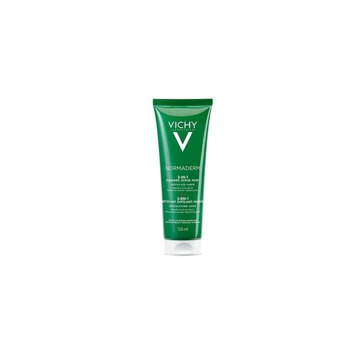 ВИШИ Normaderm 3in1 Ексфолиант почистващ гел и маска за чувствителна кожа - 125 мл