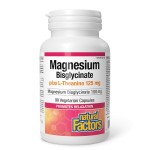 NATURAL FACTORS Магнезий (бисглицинат) 100 mg + Л-Теанин 125 mg - 90 капсули